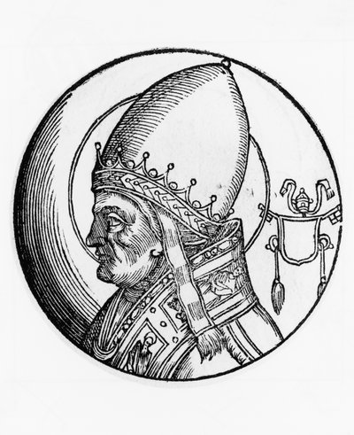 Portrait de Saint Boniface IV (mort en 615), 67e pape de l