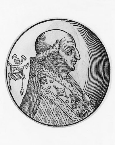Portrait de Saint Grégoire II (669-731), 89e pape de l