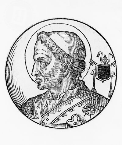 Portrait de Saint Hormisdas (mort en 523), 52e pape de l