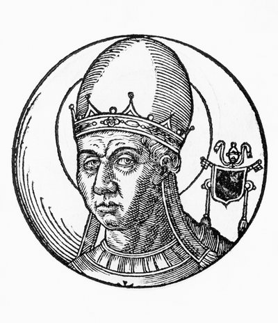 Portrait de Saint Zosime (mort en 418), 41e pape de l