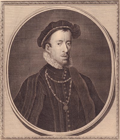 Portrait de Thomas Howard, 4e duc de Norfolk (1536-1572), gravure sur cuivre par John Goldar (1729-1795) - Unbekannt Unbekannt