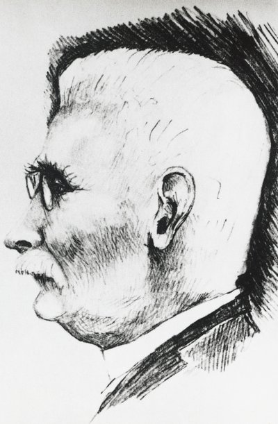Portrait de Henri Louis Le Chatelier (1850-1936), chimiste et métallurgiste français, gravure - Unbekannt Unbekannt