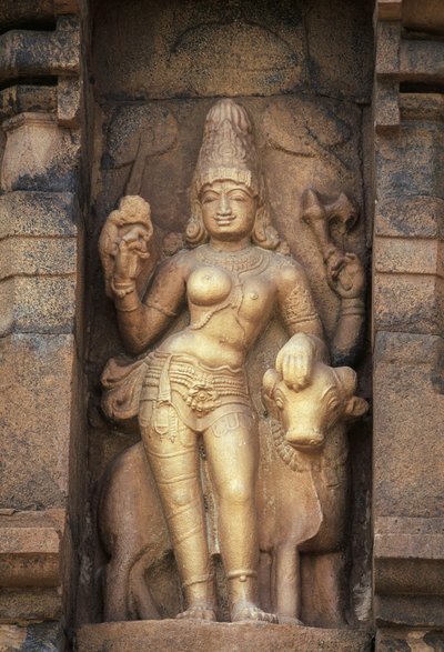 Relief représentant Parvati, temple Brihadisvara, Gangaikonda Cholapuram, Tamil Nadu, Inde - Unbekannt Unbekannt