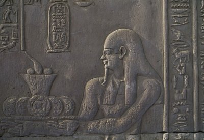 Relief représentant un donateur, Temple de Kom Ombo, Égypte, civilisation égyptienne, dynastie ptolémaïque, 2e-1er siècle av. J.-C. - Unbekannt Unbekannt