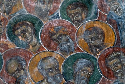 Saints, fresque au plafond de l