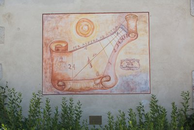 Cadran solaire, méridien, Aiello del Friuli, Frioul, Italie - Unbekannt Unbekannt