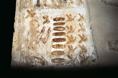 Peinture murale représentant une scène d