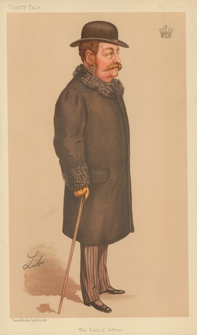 Le comte de Sefton, 3 mai 1894, caricature de Vanity Fair - Liborio Prosperi