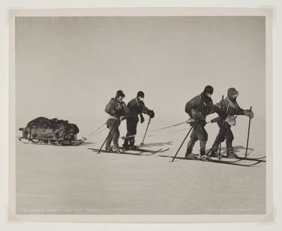 Le groupe polaire en route - Lieutenant Henry Robertson Bowers