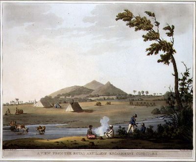 Vue du campement de l