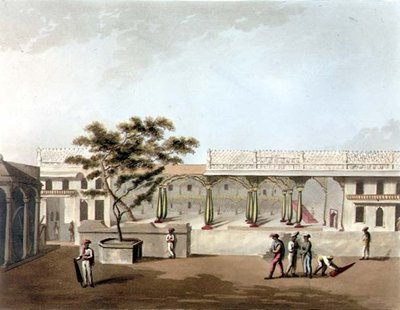 Façade nord du palais de Tippoo, Bangalore, planche 9 de 