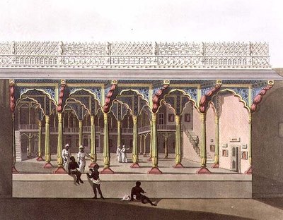 Façade ouest du palais de Tippoo, Bangalore, planche 10 de 