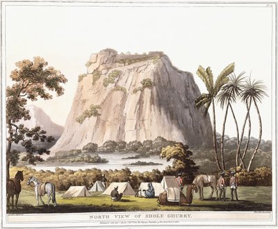 Vue nord de Shole Ghurry, 1805 - Lieutenant James Hunter