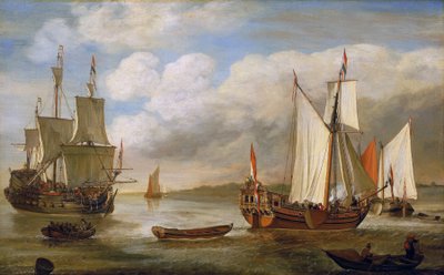 Variété de bateaux néerlandais : voiliers, navires et péniches - Lieve Verschuier
