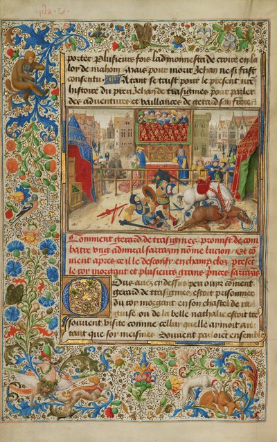 Duel judiciaire entre Gérard, le fils de Gillion, et l