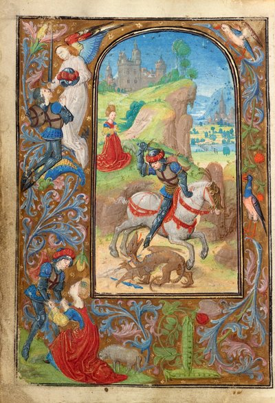Saint Georges et le dragon - Lieven van Lathem