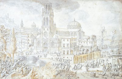 Vue de Florence - Lievin Cruyl
