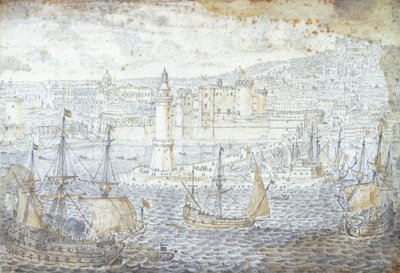 Vue de Naples, par Lievin Cruyl - Lievin Cruyl