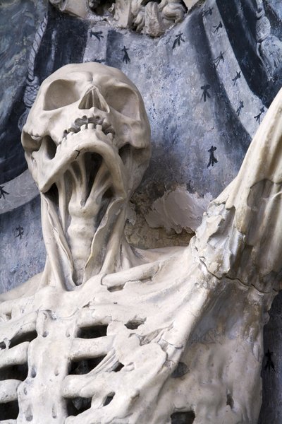 Écorché, ou Le Squelette, (détail) - Ligier Richier
