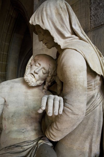 Pietà (détail) - Ligier Richier