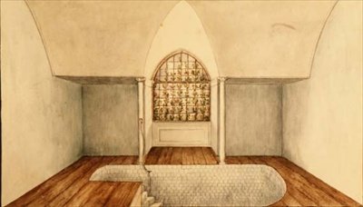 La salle de bain froide à Aynhoe - Lili Cartwright