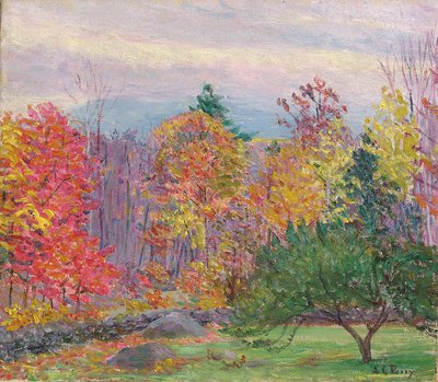 Paysage à Hancock, New Hampshire, octobre 1923 - Lilla Cabot Perry