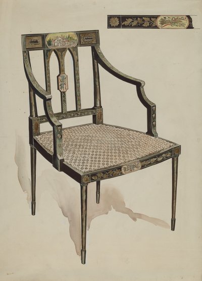 Chaise, vers 1936 - Lillian Causey