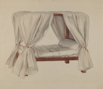 Lit de poupée, c. 1937 - Lillian Causey