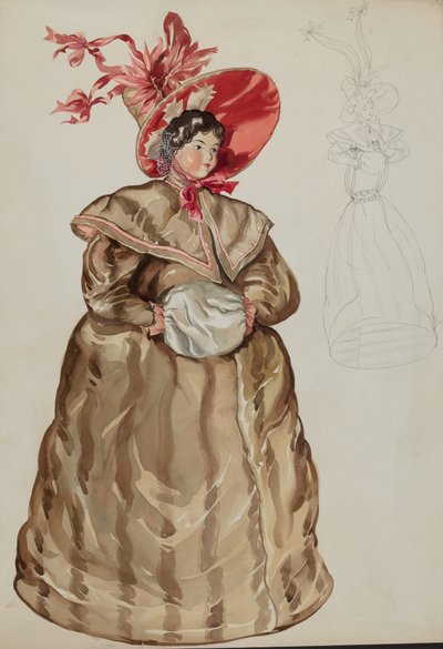 Poupée, vers 1936 - Lillian Causey