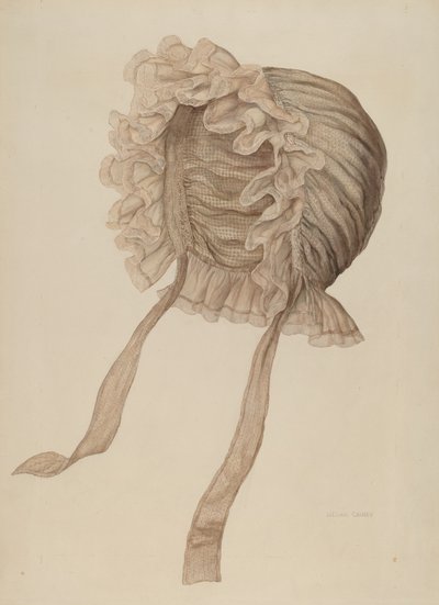 Bonnet de nuit, vers 1940 - Lillian Causey