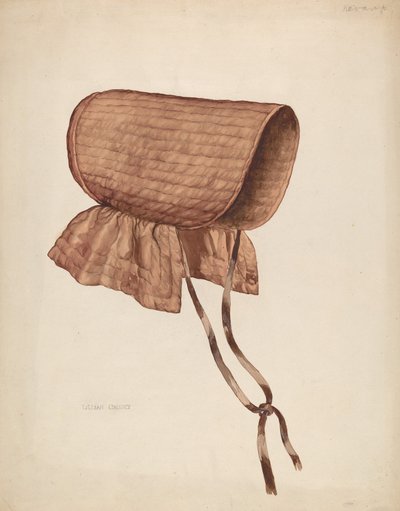 Bonnet de pluie, vers 1937 - Lillian Causey