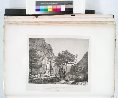 Tombeau situé près du bord nord de la ville, Petra - Linant (Linant Pasha) Bellefonds