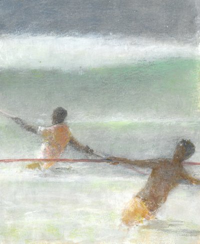 Pêcheurs tirant des filets, 2015 - Lincoln Seligman