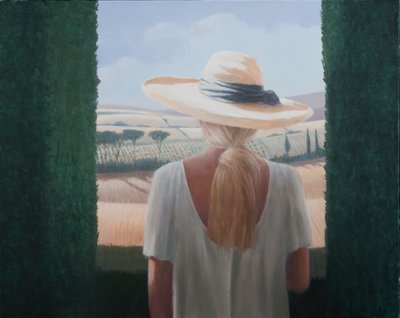 Fille, vue de dos, Toscane, 2012 - Lincoln Seligman