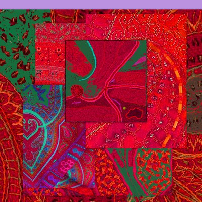 COLLAGE DE COULEUR, 2018 (techniques mixtes) - linda arthurs