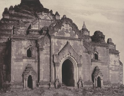 Pugahm Myo : Façade Est de la pagode Damayangyee - Linnaeus Tripe