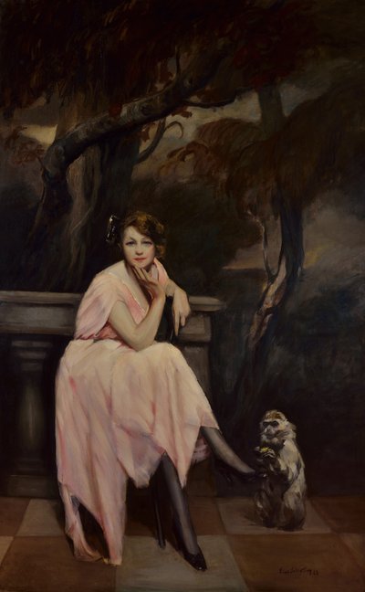 Signorina en rose, 1923 - Lino Selvatico