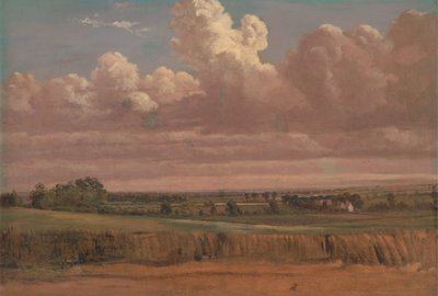 Paysage avec champ de blé, vers les années 1850 - Lionel Constable