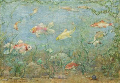 Scène sous-marine - Lionel Townsend Crawshaw