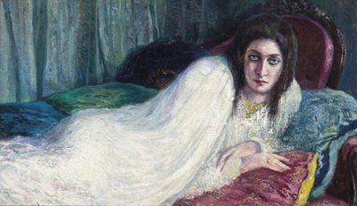 Fanciulla sul sofà - Lionne