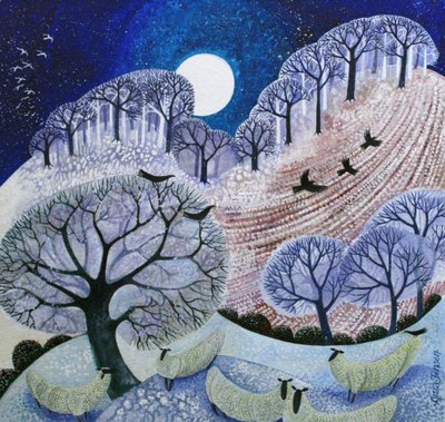 Première neige sur les collines du Surrey - Lisa Graa Jensen