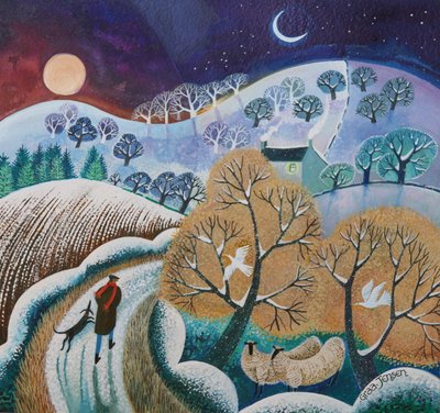 Promenade hivernale enneigée - Lisa Graa Jensen