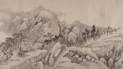 Vallées éloignées et forêts profondes, daté 1678 - Liu Yu