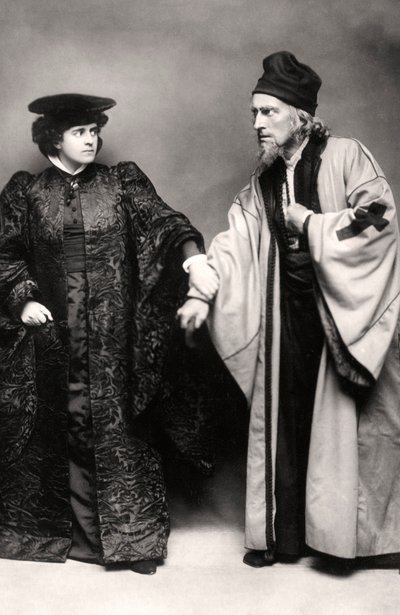 Gertrude Elliott et Johnston Forbes-Robertson dans Le Marchand de Venise, début du 20e siècle - Lizzie Caswall Smith