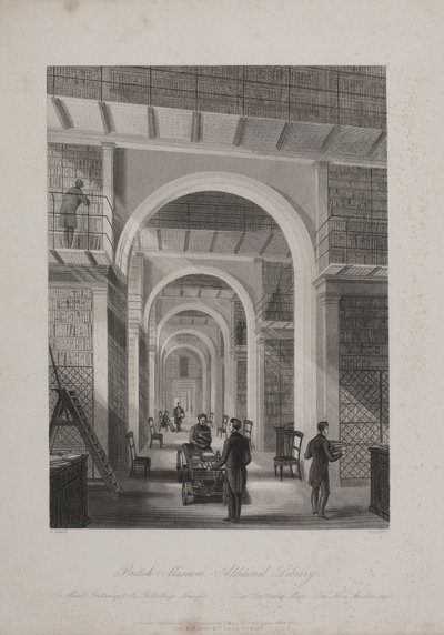 Musée britannique, Holborn, vers 1850 - Llewellyn (after) Jewitt