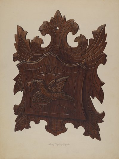Porte-journaux mural - Lloyd Charles Lemcke