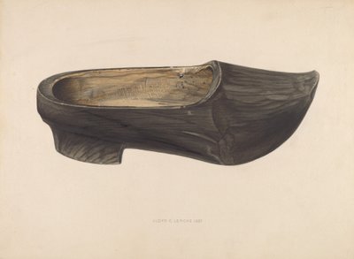 Sabot en Bois - Lloyd Charles Lemcke