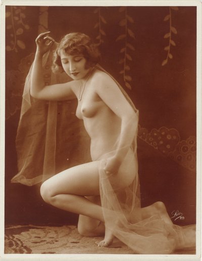 Nu féminin avec voile - Léo