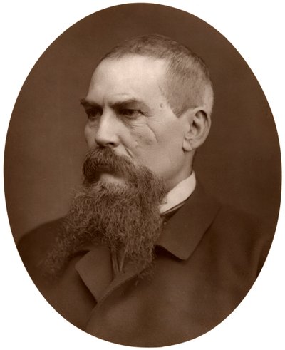 Capitaine Richard Burton, explorateur, écrivain, soldat et diplomate britannique, 1876 - Lock and Whitfield