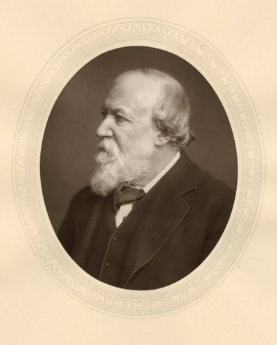 Robert Browning, poète et dramaturge anglais, vers 1880 - Lock and Whitfield